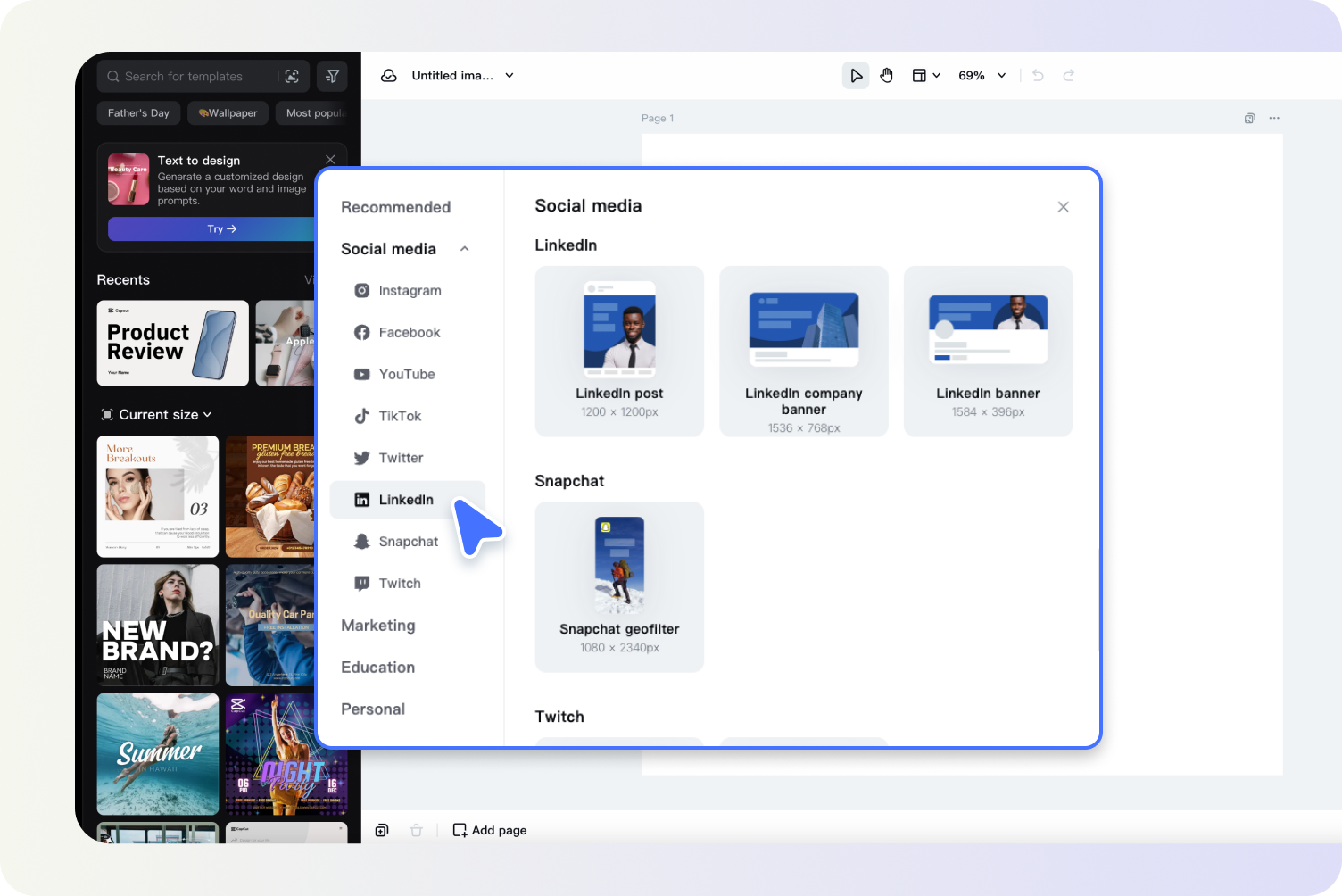 I-resize ang larawan para sa LinkedIn na larawan sa profile.